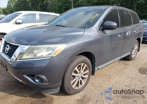 2014 Nissan Pathfinder S из США, поврежденный, VIN 5N1AR2MM2EC721229